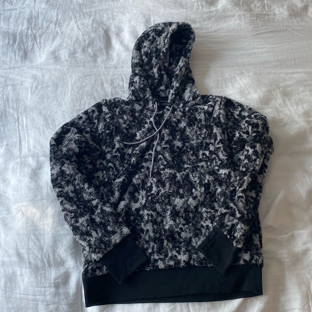 Athleta Fleece Hooodie- thumb holes, large pocket, super comfy
